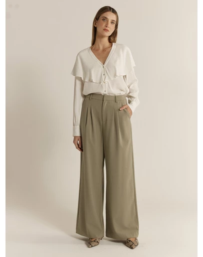 Fate + Becker - Roan Pleat Front Pant