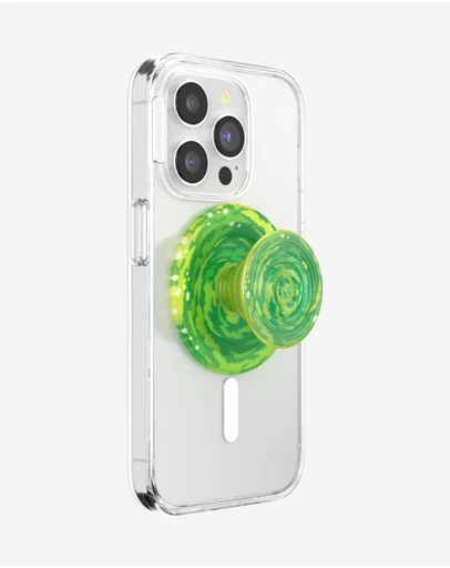 PopSockets - Rick and Morty PopGrip MagSafe Phone Grip Holder + Magnetic Adapter Ring