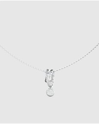 GUESS - Silver-Tone Tiny Pearly Necklace