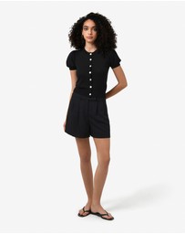 Forcast - Cindy Puff Sleeve Cardigan