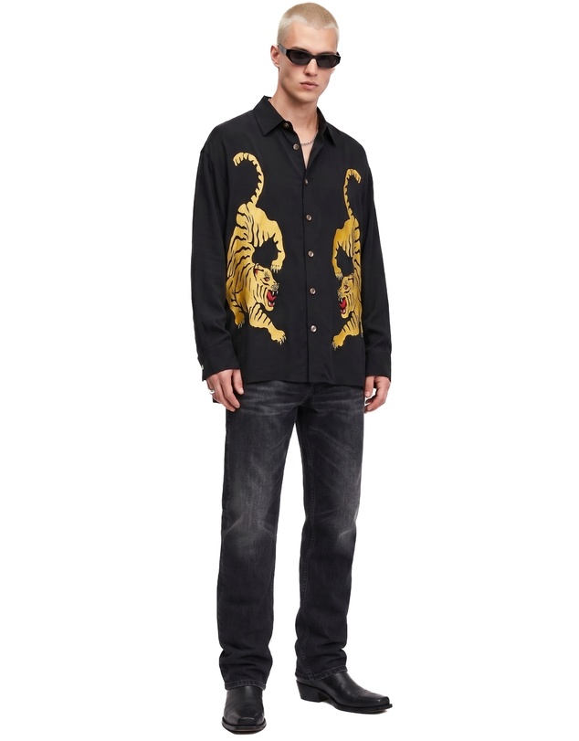THE TALES - Crouching Tiger Long sleeve Shirt