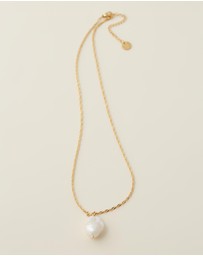 Carly Paiker - Positano Baroque Pearl Pendant Necklace