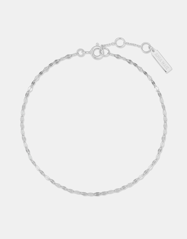 Ania Haie - Silver Textured Chain Bracelet