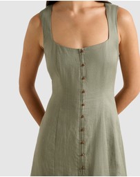 Forever New - Elina Button Down Midi Dress