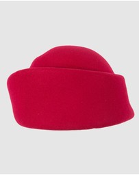Max Alexander - Red Winter Felt Designer Hat