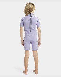 Billabong - Toddlers 2/2Mm Synergy Back Zip Short Sleeve Springsuit