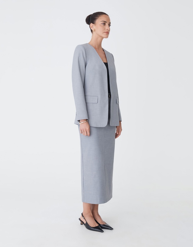 Forcast - Aaria Collarless Blazer