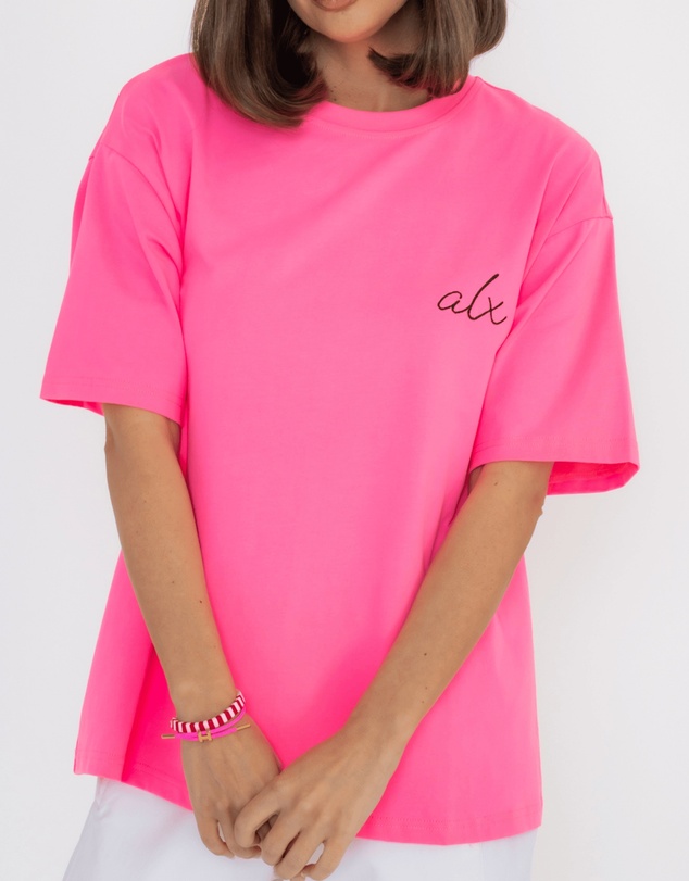 ALEXANDRA - Sole T-Shirt Fluro Pink