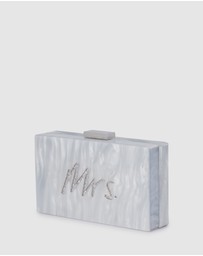 Olga Berg - MRS. Glitter Acrylic Clutch