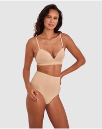 Bras N Things - Cooling Seamfree High Waist V-String - Nude 2