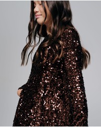 Bardot Junior - Juniper Sequin Mini Dress - Kids-Teens