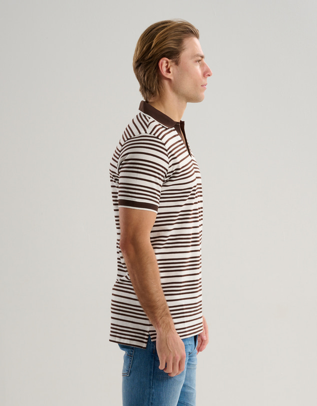 3 Wise Men - 3 Wise Men Pitsburg Polo Shirt - Chocolate