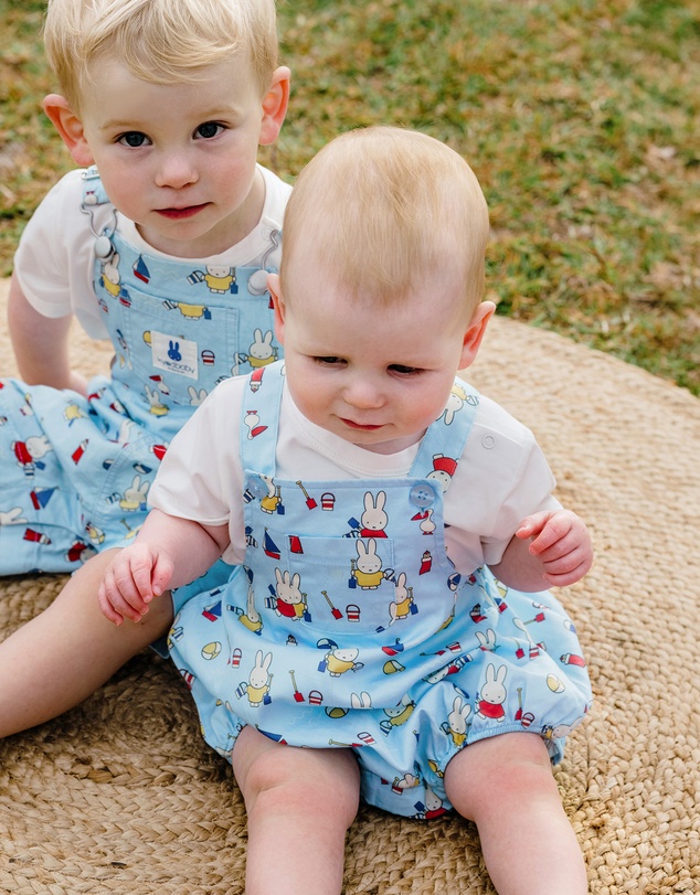 Kynd Baby - Miffy Pocket Romper in Harbor Blue