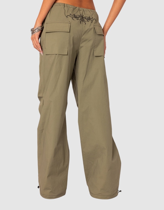 EDIKTED - Fey Cargo Parachute Pants