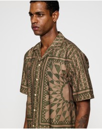 Scotch & Soda - Relaxed Fit Placed AOP Shirt