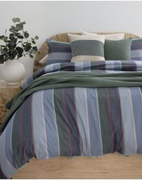 Bambury - Kaia Yarn Dyed Cotton Quilt Cover Set