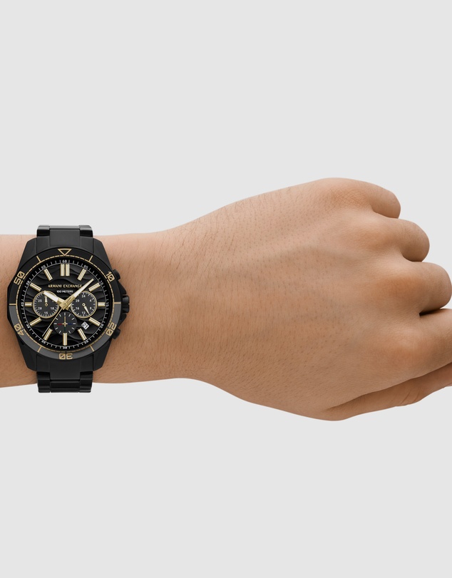 Armani Exchange - Black Chronograph Watch