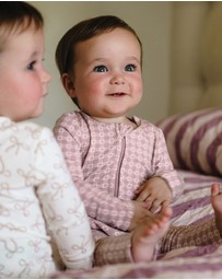 Kynd Baby - Day Or Night Onesie in Flower Gingham