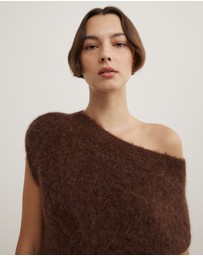 Witchery - Asymmetric Fluffy Top