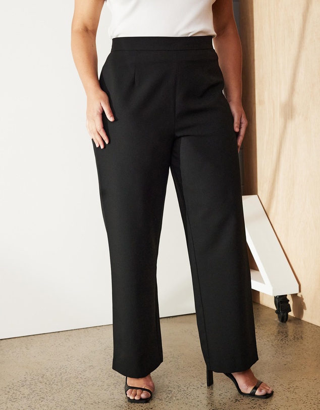 Atmos&Here Curvy - Lottee Wide Leg Pants
