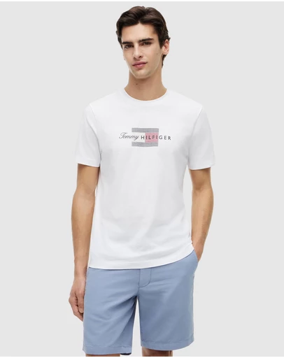 Tommy Hilfiger - Flag Graphic Jersey T-Shirt