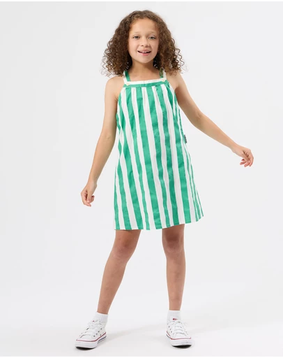 Goldie + Ace - Happy Stripe A-Line Dress - Babies-Kids