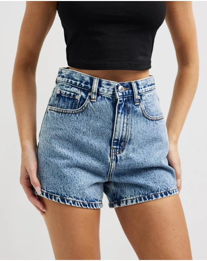 Dazie - Azure Escape Denim Shorts