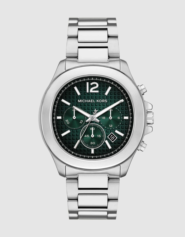Michael Kors - Sage Silver Tone Chronograph Watch