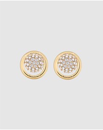 Furla - Furla Miasfera Charms Gold-Tone Stud Earrings