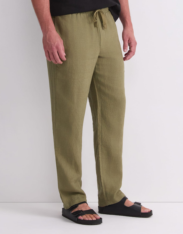 Sportscraft - Caffery Yarn Dyed Linen Pant