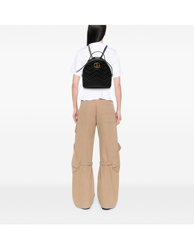 Pre-Loved by Azura Reborn - Pre-Loved Small GG Marmont Matelasse Leather Backpack