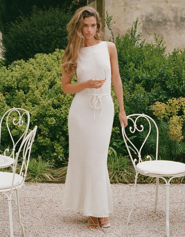 Peony - Pointelle Forever Midi Dress