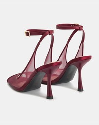 JW PEI - Serenity Open Toe Mesh Slingback Sandals