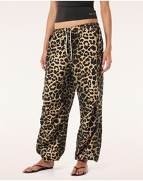 P.E Nation - Leopard Discovery Cotton Pants