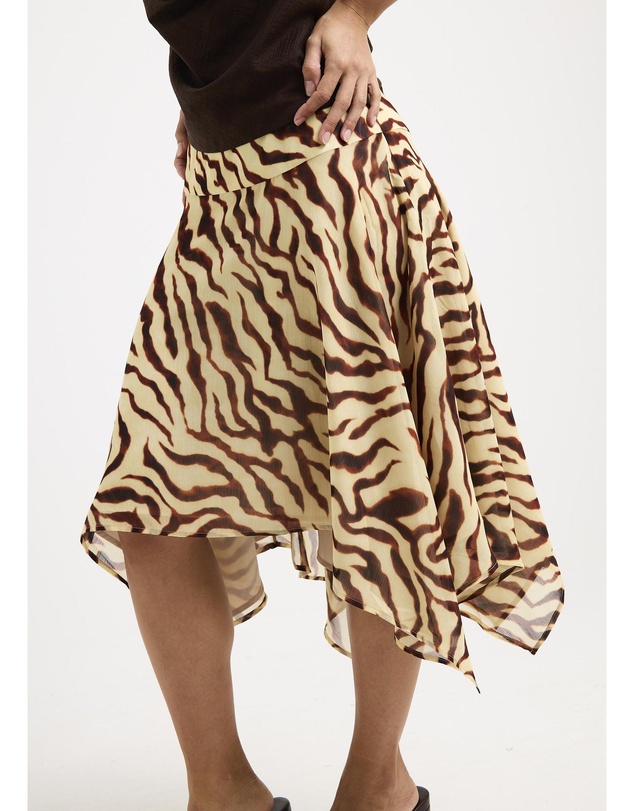 Alice In The Eve - Linda Sheer Slip Midi Skirt