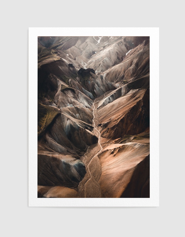 Olive et Oriel - Landmannalaugar by Witold Ziomek Art Print