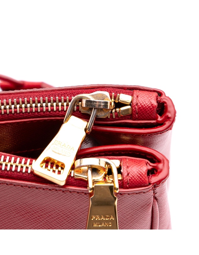 Pre-Loved by Azura Reborn - Pre-Loved Large Saffiano Lux Galleria Double Zip Satchel