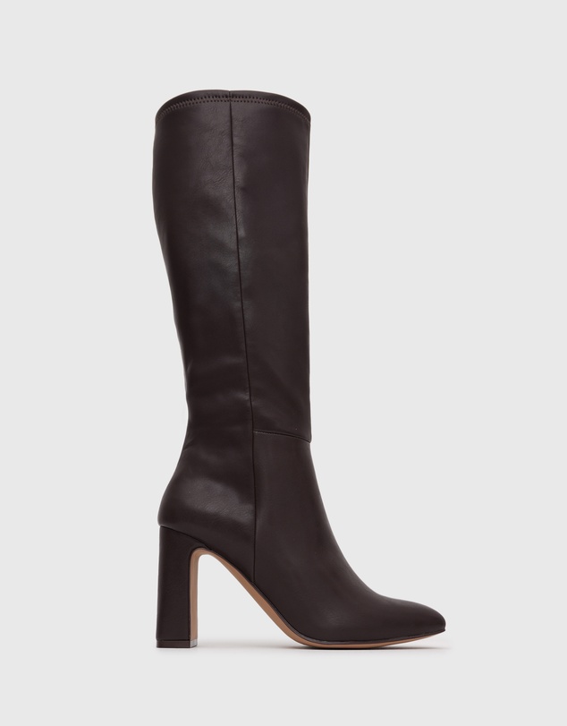 Betts - Wider Fit Prime Block Heel Knee High Boots