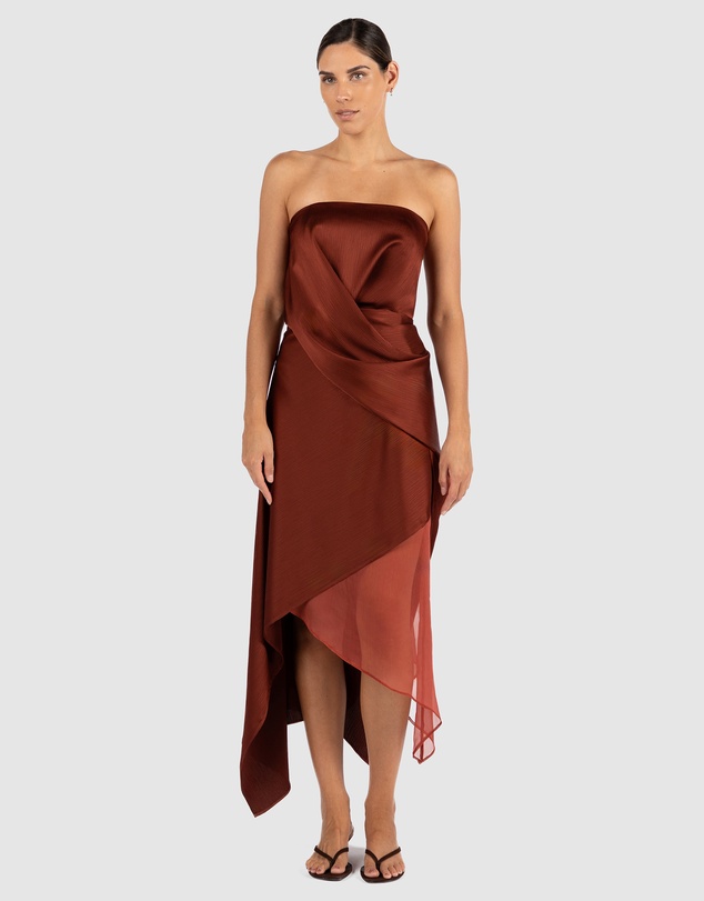 One Fell Swoop - Echelon Drape Midi Dress