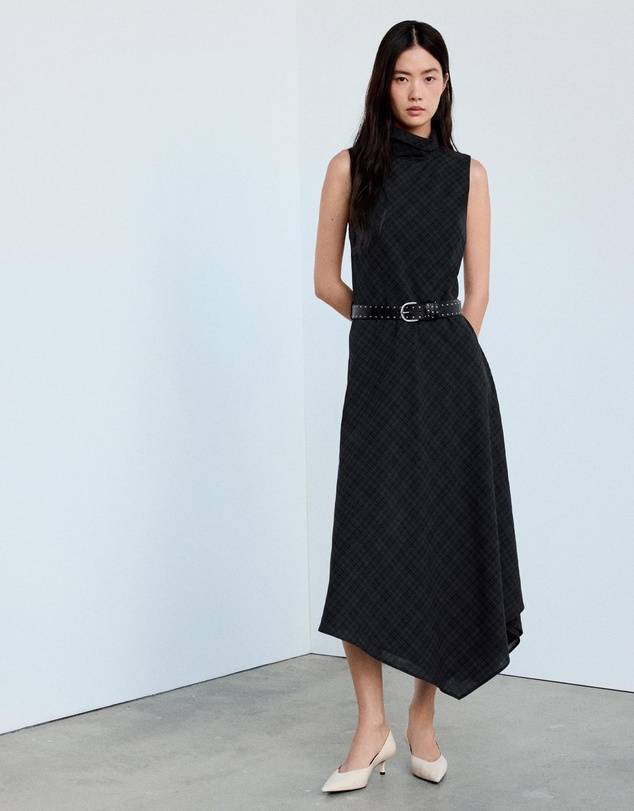 M.N.G - Check Belt Dress