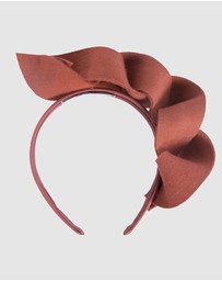 Max Alexander - Felt Rust Spiral Fascinator
