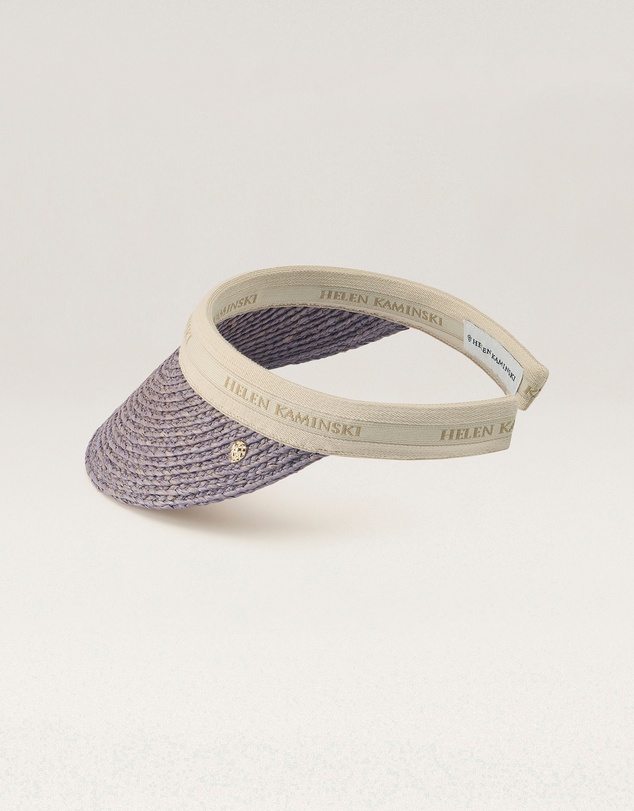 Helen Kaminski - Bianca 8 Raffia Logo Visor