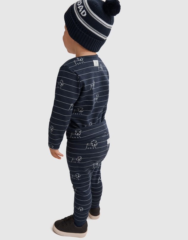 Country Road - Cotton Envelope Stripe Dog T-shirt