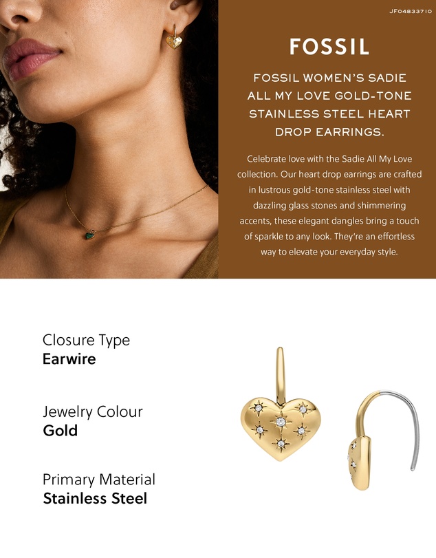 Fossil - Sadie Gold Tone Earring