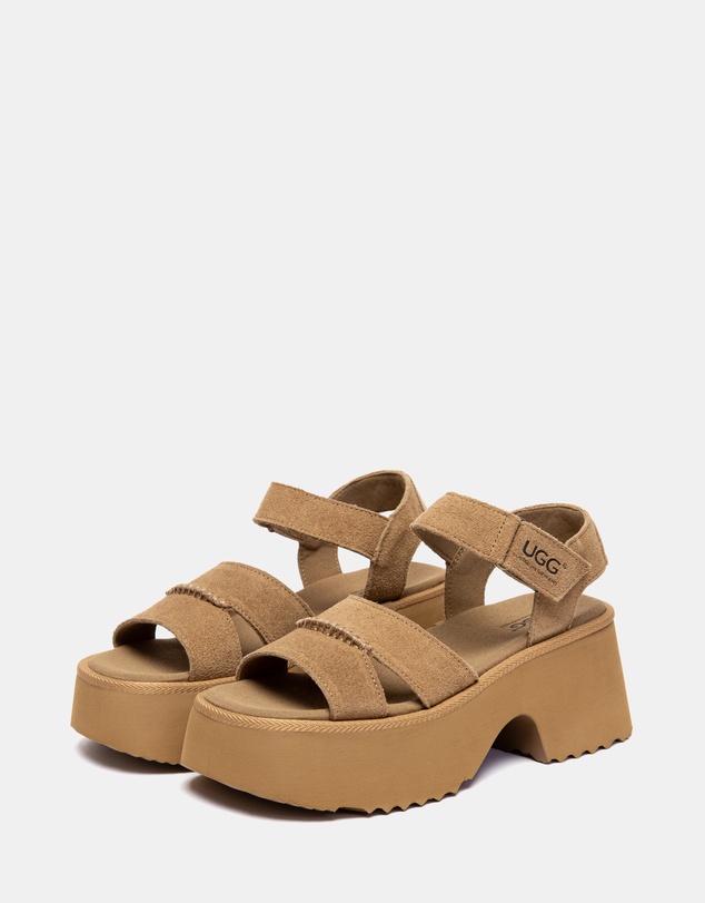 EVERAU - Australian Shepherd Ugg Eive Cow Suede Upper Loafer Oxfords Flats