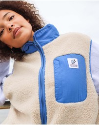 Skwosh - Skwosh Sherpa Vest in Natural