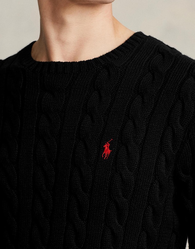 Polo Ralph Lauren - ICONIC EXCLUSIVE - Driver Cable Knit Long Sleeve Sweater