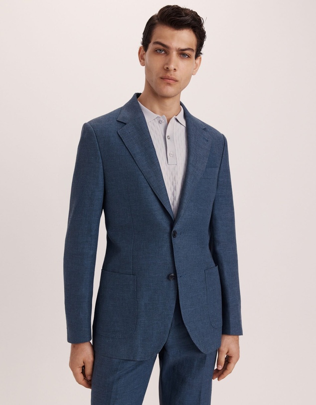 SABA - Lucian Cotton Linen Suit Jacket