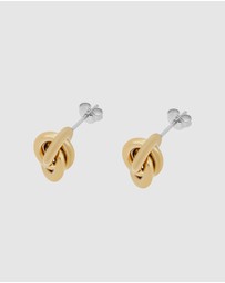 Skagen - Moderne Stak Gold Earring