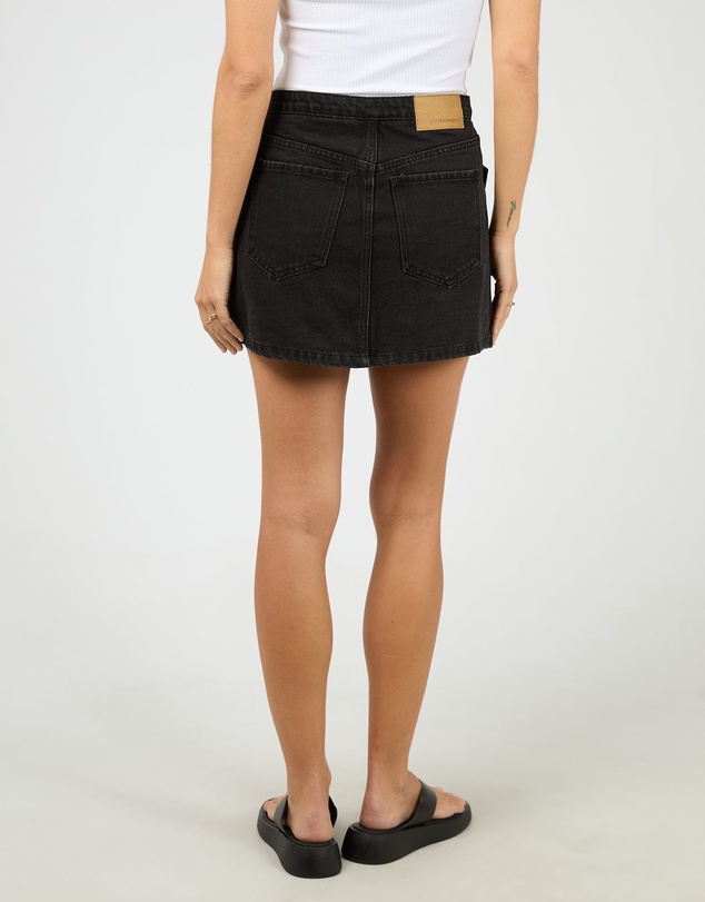 All About Eve - Lenni Mini Skort Washed Black